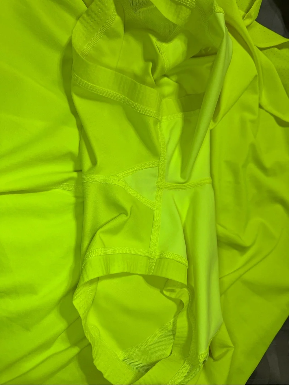 Lululemon Court Rival Perforated High-Rise Skirt *Long Highlight Yellow Size 10